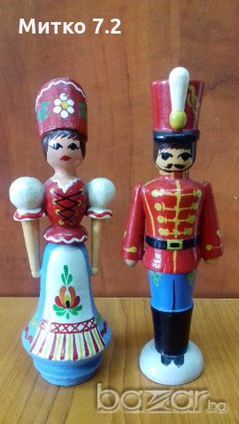 Стари ръчно рисувани Руски кукли, снимка 6 - Антикварни и старинни предмети - 21361268