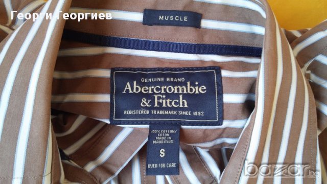 Мъжка риза Abercrombie & Fitch /Аберкромби енд фич, 100% оригинал, снимка 3 - Ризи - 17927190