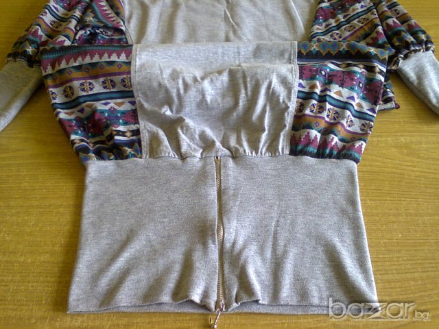 ДАМСКИ БЛУЗОН ПАМУЧЕН, снимка 10 - Рокли - 7487515