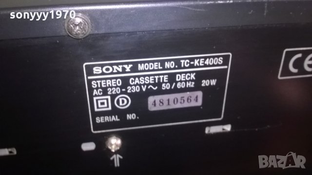 sony tc-ke400s deck-2 motor-внос швеицария, снимка 11 - Декове - 24632145