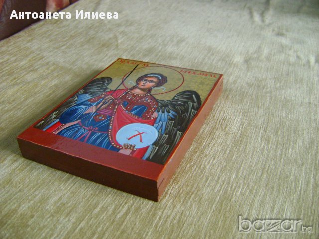 Икона Св. Арх. Михаил, снимка 3 - Икони - 12954028