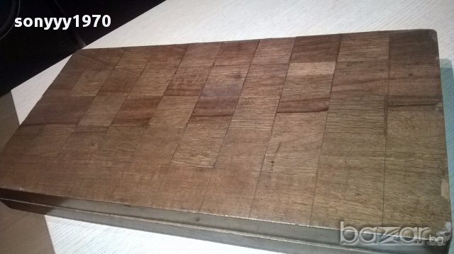 много стара табла-ретро кутия дърво фурнир 50х50см, снимка 8 - Антикварни и старинни предмети - 14673865