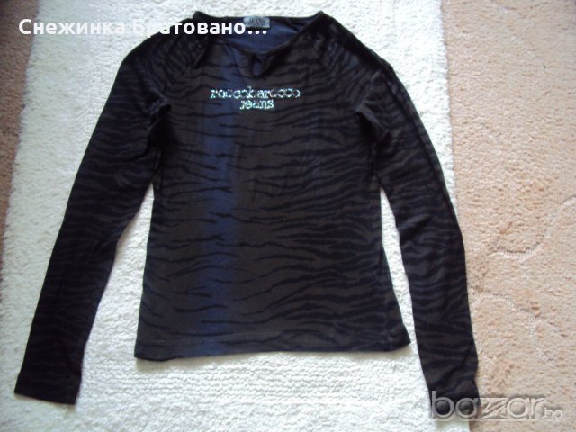 Оригинална блуза за дънки на РОККО-БАРОККО., снимка 1 - Блузи с дълъг ръкав и пуловери - 18475430
