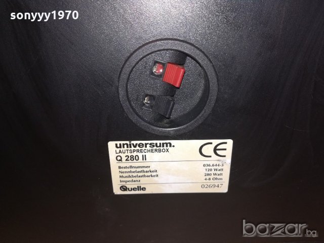 universum q280 ll 120/280w 4/8ohm-тонколони-внос швеицария, снимка 17 - Тонколони - 21064261