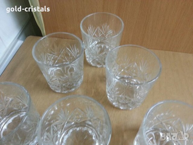  кристални чаши , снимка 9 - Антикварни и старинни предмети - 24766364