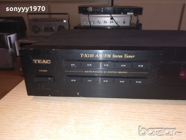 teac t-x110 tuner-внос англия, снимка 12 - Ресийвъри, усилватели, смесителни пултове - 20763943