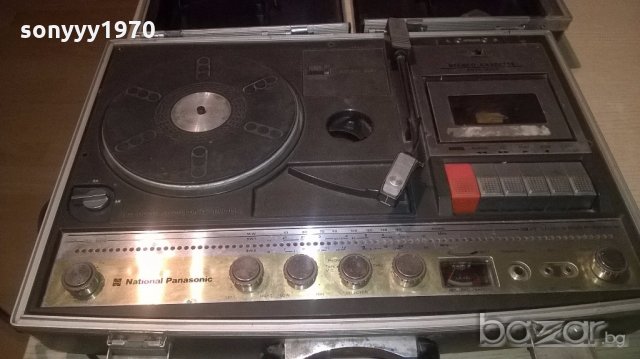 national panasonic-ретро колекция-куфар 3в1, снимка 2 - Ресийвъри, усилватели, смесителни пултове - 19375564