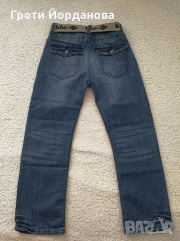 Дънки с колан за момче Lee Cooper, 7-8 години