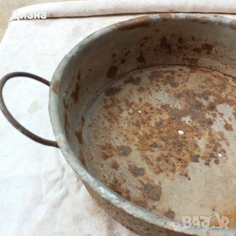 стара кована метална тава за лютеница, снимка 4 - Антикварни и старинни предмети - 25002963