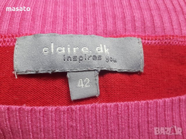 claire.dk - розов пуловер, снимка 4 - Блузи с дълъг ръкав и пуловери - 25292219