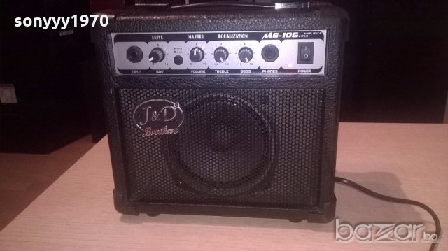 j&d brothers ms10g guitar amplifier-внос швеицария, снимка 5 - Ресийвъри, усилватели, смесителни пултове - 19126512
