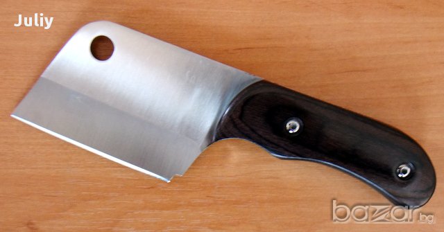 Малък сатър /нож / за кълцане, рязане и сечене SANJIA , снимка 15 - Ножове - 9292061