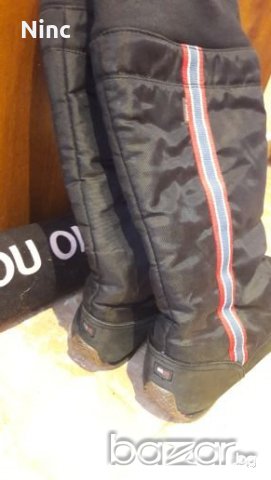 Дамски ботуши Tommy Hilfiger 38 черни, снимка 4 - Дамски ботуши - 19418007