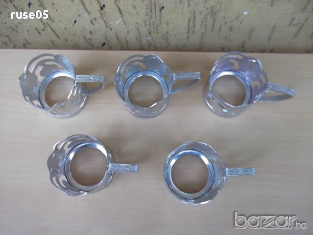 Подстакани 5 бр. съветски, снимка 2 - Други стоки за дома - 18048234