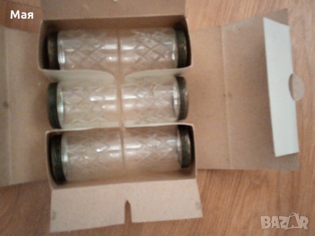 Кристални ракиени чашки с позлатено дъно за ценители – произход Русия, снимка 9 - Чаши - 23782623