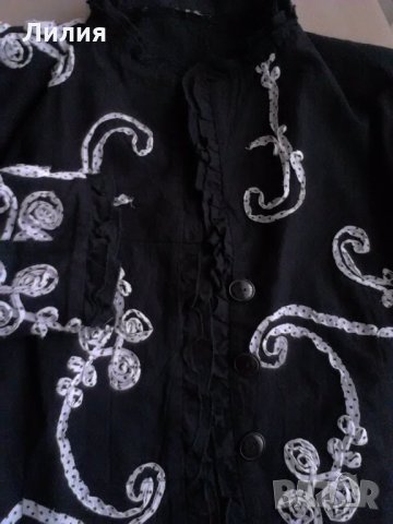 Сако, дамско , памучно,интересен дизайн, снимка 2 - Сака - 25539988