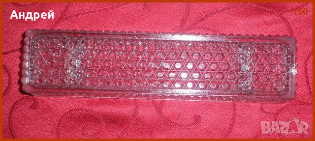 Съклена (тип  кристал) поставка за прибори за хранене,най-вече азиатски клечки, снимка 4 - Прибори за хранене, готвене и сервиране - 23410523