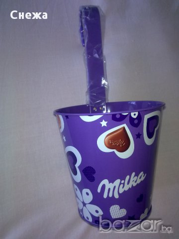 Продавам метални саксии Милка/Milka, снимка 2 - Саксии и кашпи - 17641772