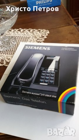 СИМЕНС - ДИЗАЙНЕРСКИ ТЕЛЕФОН, снимка 5 - Стационарни телефони и факсове - 25283813