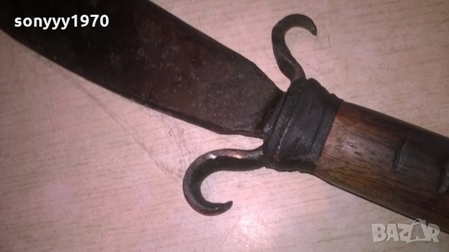 изковани в огъня-оръжие/кукри/меч/сабя-внос швеция-72см, снимка 8 - Колекции - 25533664