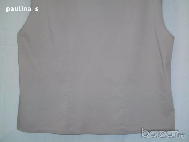 Еластична риза без ръкави "BluEmotion" / голям размер, хипоалергична , снимка 8 - Ризи - 14433665