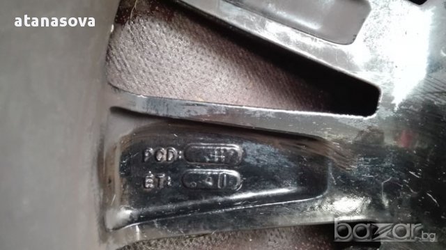 4 бр лети джанти МАМ 19" 8,5 J болтове 5х100 и 5х112, снимка 5 - Гуми и джанти - 16881677