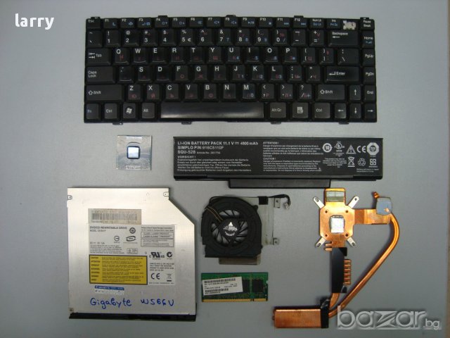 Gigabyte W566U лаптоп на части, снимка 1 - Части за лаптопи - 10748610