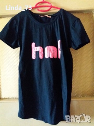 Дам.тениска-"MHA"-/памук/,цвят-тъм.синя. Закупена от Германия., снимка 5 - Тениски - 21961658