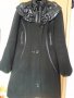 Дамско бутиково палто черно, снимка 1 - Палта, манта - 16019891