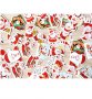 48 бр Merry Christmas Коледни самозалепващи лепенки стикери за украса декор картонена торта ръчна , снимка 1