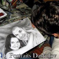 Рисувам портрети по поръчка по снимка., снимка 1 - Картини - 26143268