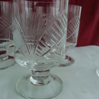 сервиз кристални чаши , снимка 14 - Антикварни и старинни предмети - 20122827