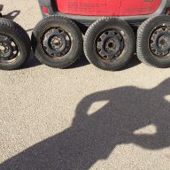 Зимни гуми с джанти за Ауди 80, снимка 1 - Гуми и джанти - 14248414