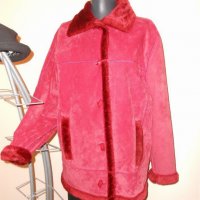 Дамско червено  зимно палто , снимка 12 - Палта, манта - 20824554