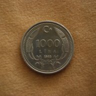 1000 лири Турция 1993, снимка 2 - Нумизматика и бонистика - 17747718