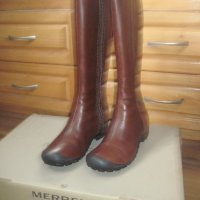 Merrell - ботуши естествена кожа, снимка 2 - Дамски ботуши - 20301484