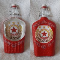 Футболни бутилки/Рисувани кецове/, снимка 10 - Декорация за дома - 13895349