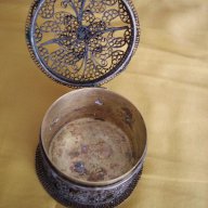 Филигранна сребърна старинна кутийка за бижута., снимка 5 - Антикварни и старинни предмети - 13981775
