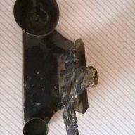 стар бронзов салфетник със свещници, снимка 2 - Антикварни и старинни предмети - 14161710