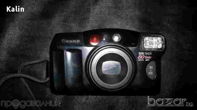 Ретро фотоапарат със зум и лента на Canon, снимка 1