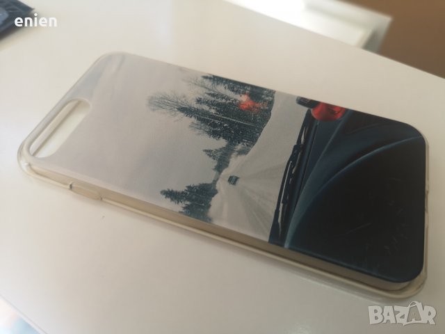 Силиконов кейс с принт зимно пътешествие за iPhone 7 Plus 8 Plus, снимка 2 - Калъфи, кейсове - 26130983