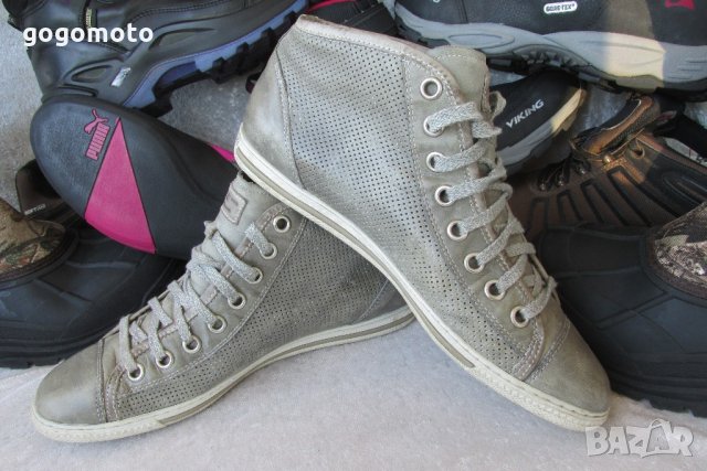 PAUL GREEN® original , баскет кецове 40 - 41, 100% естествена кожа, GOGOMOTO.BAZAR.BG®, снимка 5 - Кецове - 21765960