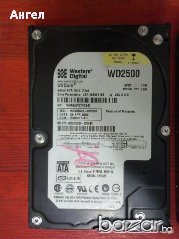 Твърди дискове SATA 250GB, 320GB...