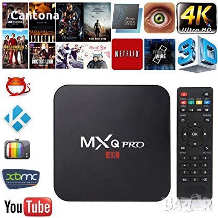 Мултимедия плеър  MXQ Pro  TV Box Android 7.1.2 , 4K 2GB/16GB, снимка 1