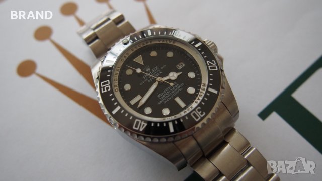 Масивен мъжки часовник ROLEX Deepsea Sea-Dweller 44мм клас ААА+, снимка 2 - Мъжки - 24363741