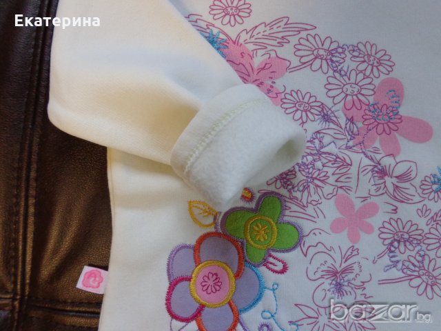 Ватирана топла блузка за 3-4 г., снимка 2 - Детски Блузи и туники - 19568192