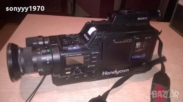 sony ccd-v90e video8 pro-made in japan-камера-внос швеицария, снимка 2 - Камери - 23869556