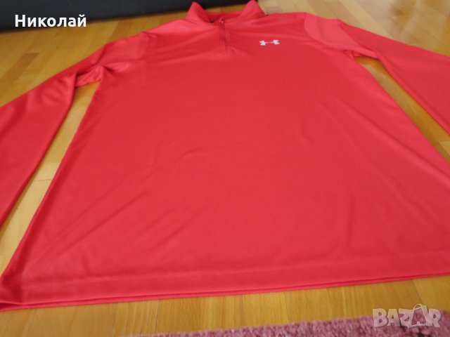 Under Armour Men's 1/4 Zip Loose Fit Long Sleeve Shirt, снимка 3 - Спортни дрехи, екипи - 22577261