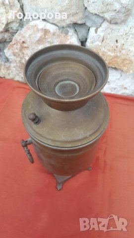 Стар месингов самовар-сувенир, снимка 8 - Антикварни и старинни предмети - 24395766