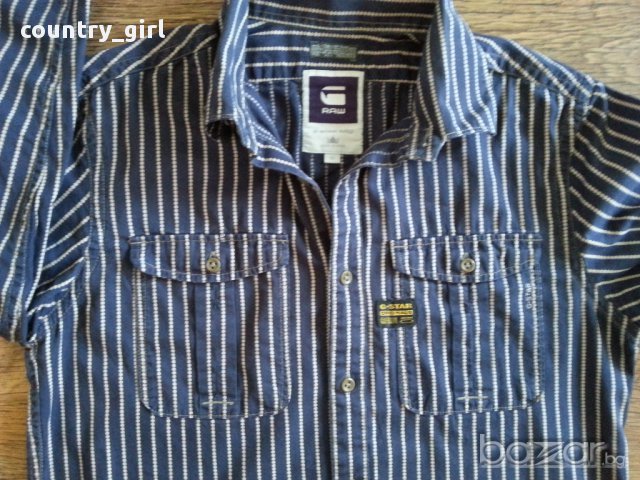 G-star - страхотна мъжка риза 100% оригинал отлично състояние , снимка 8 - Ризи - 15094294